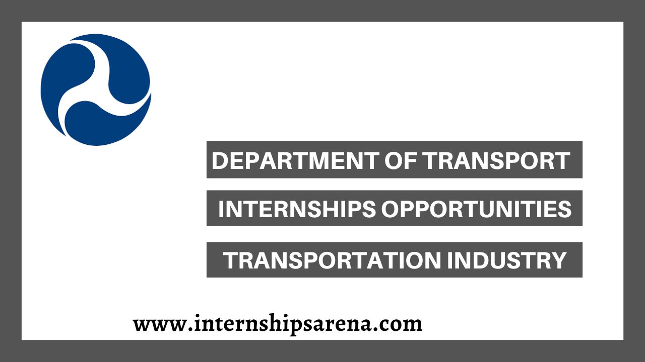 Department of Transport Internship