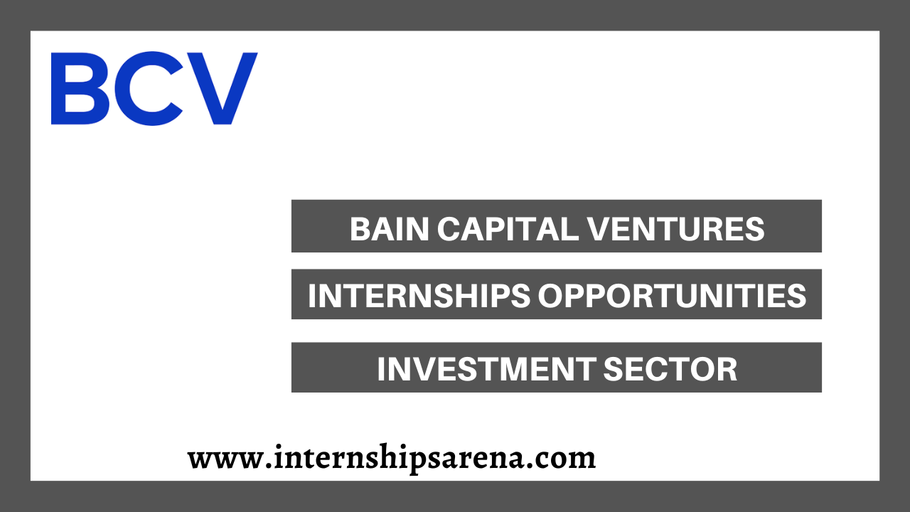 Bain Capital Ventures Internship