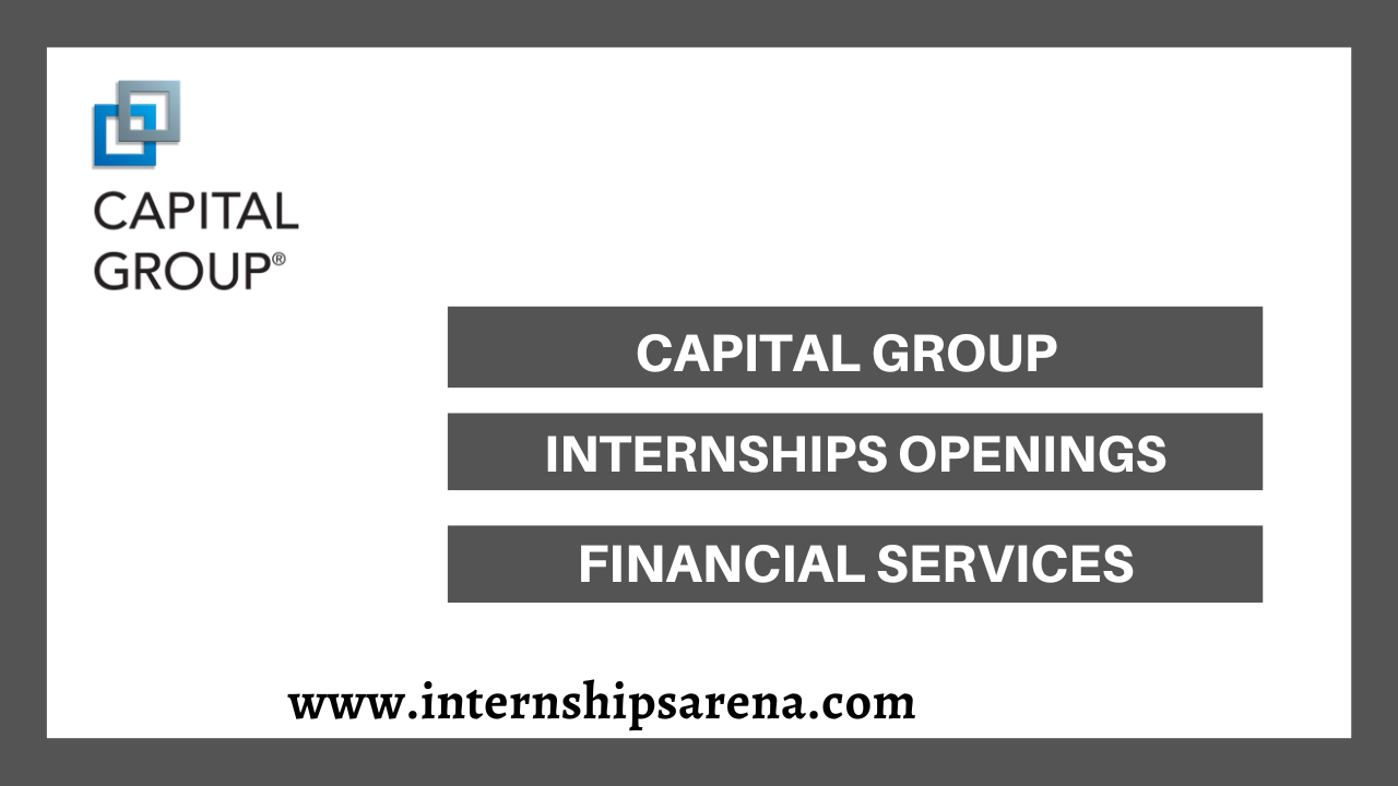 Capital Group Internship
