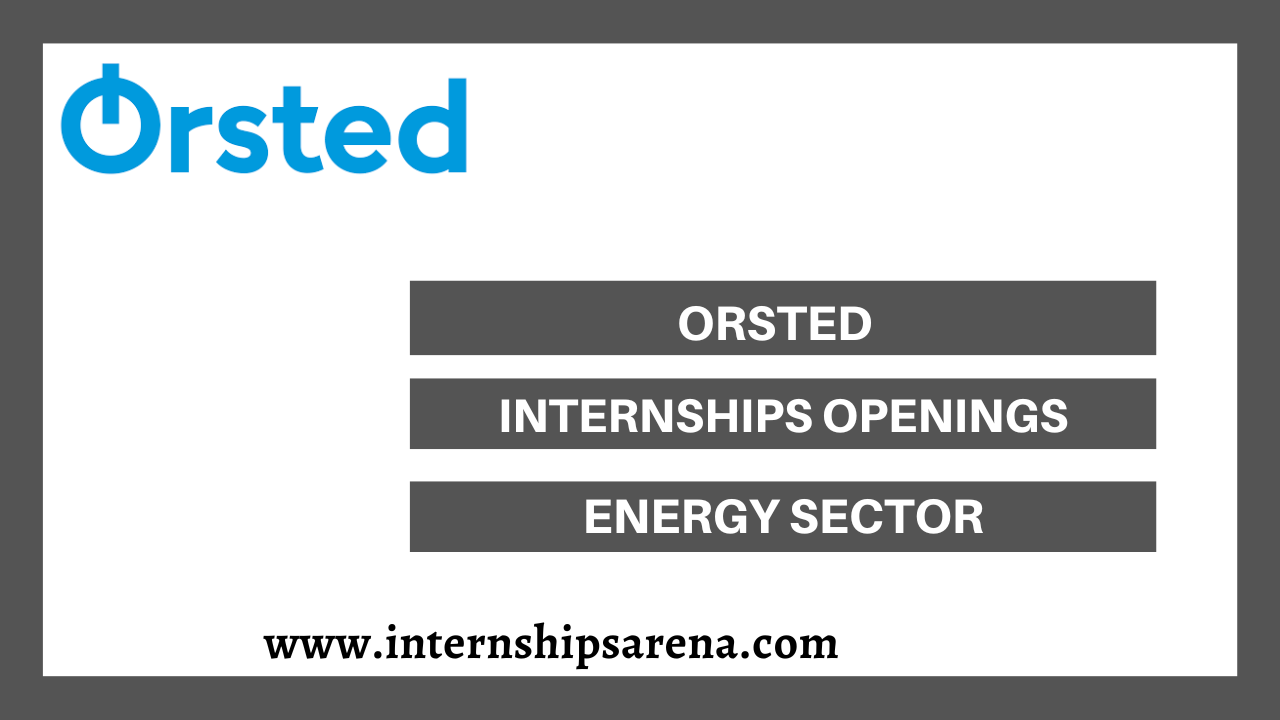 Orsted Internship