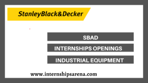 Stanley Black And Decker Internship