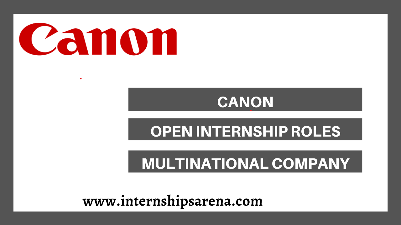 Canon Internship