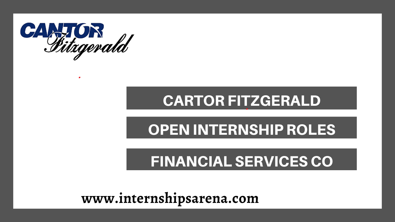Cantor Fitzgerald Internship