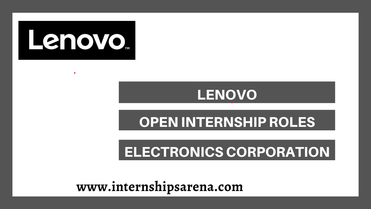 Lenovo Internships