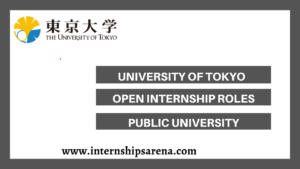 University Of Tokyo Summer Internship