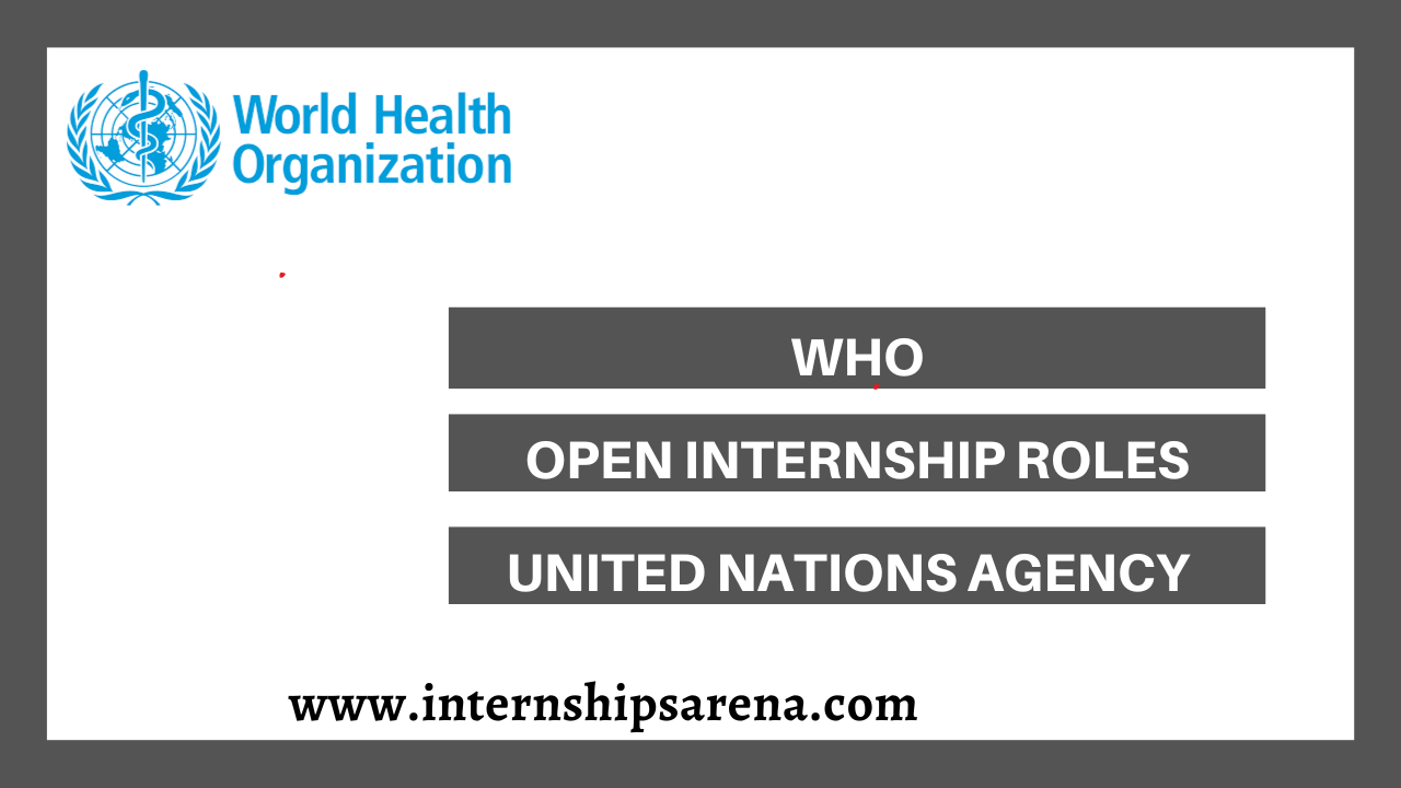 WHO Internship