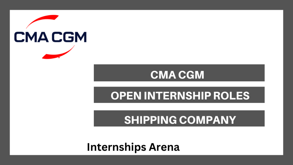 CMA CGM Internship