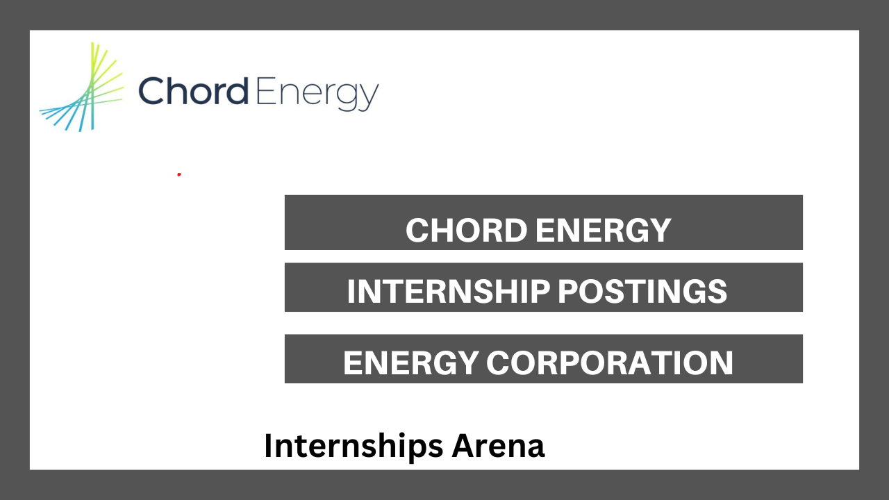 Chord Energy Internships