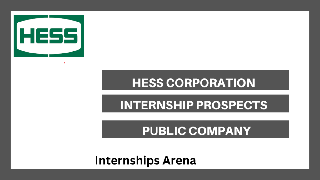 Hess Internship