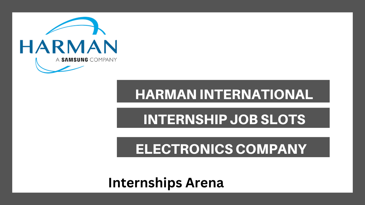 Harman International Internship