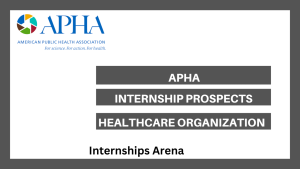 American Public Health Association Internships